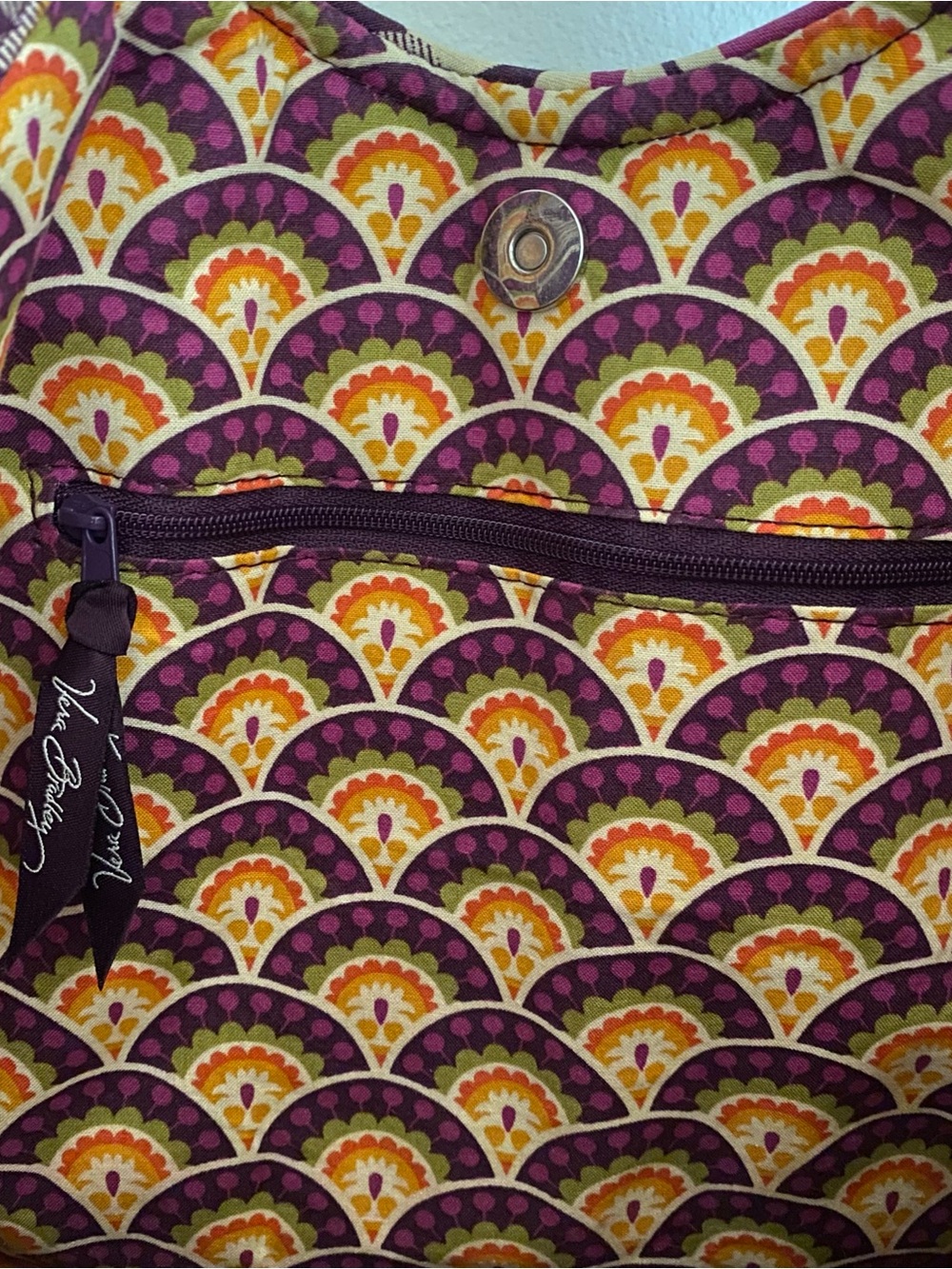 Vera Bradley Quilted Floral Tote Bag - Picture 5 of 8